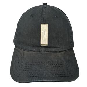Ashworth Slideback Hat Black One Size Adjustable Embroidered 6 Panel